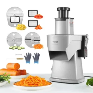 Electric Vegetable 4-in-1 Multifunctional Cutter 200W for slicing Shredding Dicing Slitting with Cut Resistant